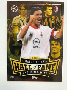 TOPPS MATCH ATTAX 2024-2025 24/25 PAOLO MALDINI SALÓN DE LA FAMA - Imagen 1 de 2
