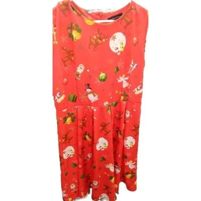 Vestido de Navidad Dreamgirl XL con faja lazo cintura Foto 1 de 3