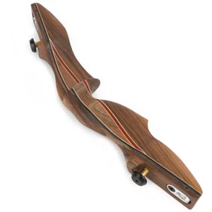 60" ILF Recurve Bow Archery 30-60lbs American Bow Target Hunting Wood 17" Riser - Picture 1 of 30