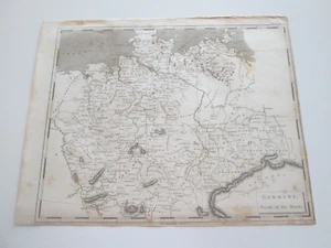 1806 CADELL AND DAVIES ATLAS MAP, "GERMANY North of the Mayn" - Picture 1 of 2