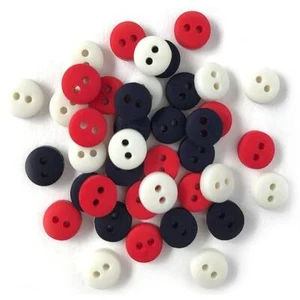 Buttons Galore 6mm Tiny Buttons 35pcs - Picture 1 of 15