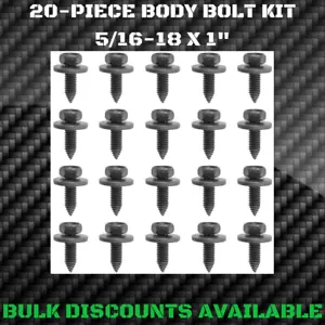 1971-1980 Ford Pinto Front End Engine Bay Exterior Body Bolts 5/16-18 X 1" OEM - Picture 1 of 3