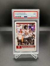 2017 Panini Score #403 Patrick Mahomes II Rookie Card PSA 9 MINT
