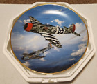 GREAT FIGHTER PLANES OF WWII RAYMOND WADDEY P-47 THUNDERBOLT PLATE W/COA!