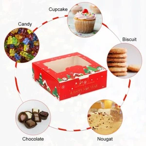 Cardboard Cake Boxes Cake Packaging Box Gift Wrapping Box Christmas Gift Box - Picture 1 of 12