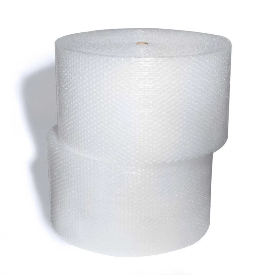 Large Bubble Roll PIECES 1/2 x 125 ft x 24 Inch Bubble Large Bubbles Perf Wrap - Image 1 of 1