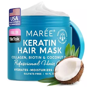 Deep Hair Oil Conditioner - Hydrating & Deep Conditioning Hair Oil with Coconut - Picture 1 of 8