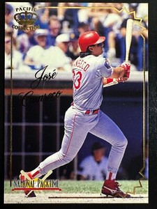 Jose Canseco 1995 Pacific Collection National Packtime Baseball Card Rangers #9