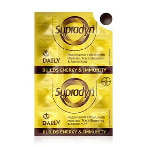 Supradyn Daily Multivitamin 60 Tablets For Immunity & Energy Zinc and elements - Picture 1 of 8