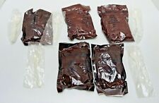 (5) US Military C Rations Sealed Ration A-Accessory Packet Spoon, Matches Gum 
