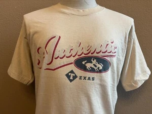Vintage 90’s Authentic Texas Cowboy T-shirt L - Picture 1 of 3