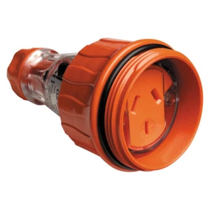 Clipsal 56 Series Flat 3 Pin 10A Extension Socket Electric Orange | 56CSC310-EO - Picture 1 of 1