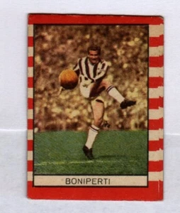 FIGURINA STELLA JUVENTUS BONIPERTI 1959 1960 BORDO ROSSO NON ATTACCATA NUOVA - Foto 1 di 1