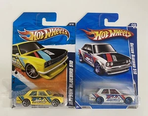Hot Wheels Datsun Bluebird 510 Yellow & White VHTF - Picture 1 of 2