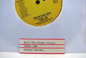 PEARL JAM - SPIN THE BLACK CIRCLE - EX- JUKEBOX 45 - Picture 1 of 4