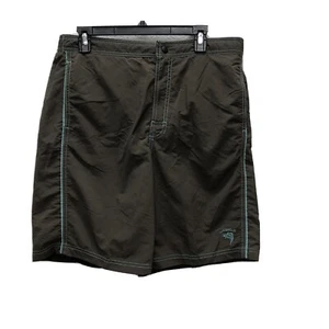 Caribbean Mens Medium Dark Brown New Mens Swimming Trunks Board Shorts NWTs - Picture 1 of 5