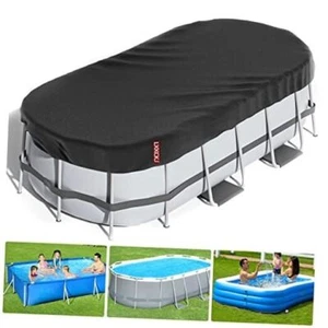 Rectangular Pool Cover for Above Ground Pools, 16x25 FT Rectangular Pool cover - Picture 1 of 8
