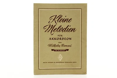 Kleine Melodien fur Akkordeon von Wilhelm Bernau Accordion Book - Image 1 of 2