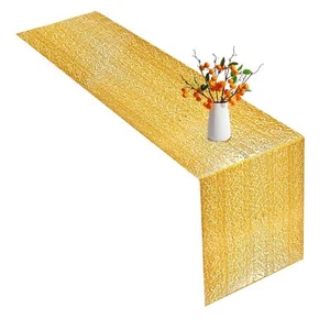 Sequin Table Runner 12 x 72inch Table Runner Gold Sequin Table Cloths for Bir... - Picture 1 of 7