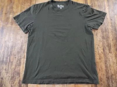 Camiseta BODEN Para Hombres Verde Oliva S/S 100% Algodón Cuello Redondo Talla M Foto 1 de 4