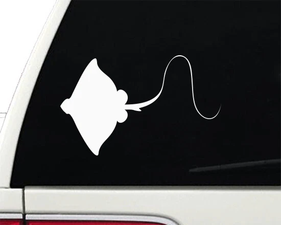 AK STICKERS Stingray - Vinyl Decal Outdoor Weatherproof