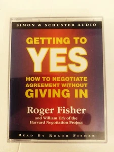 Getting To Yes How To Negotiate Agreement Without Giving In by Roger Fisher LN - Picture 1 of 3