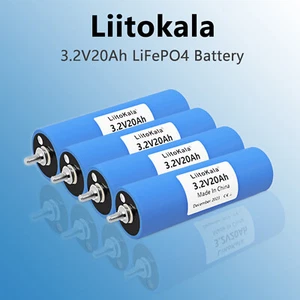 For 4S 12V 24V Hight Quality 3.2V 20Ah Grade A LiFePO4 Battery Phosphate Cell - Picture 1 of 23
