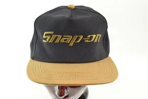 Vintage Snap-on Baseball Cap Hat Black & Olive Embroidered USA - NOS! - Picture 1 of 8