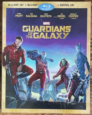 BRAND NEW Guardians of the Galaxy 3D Blu-ray Marvel Movie Set Chris Pratt N5050 - Image 1 of 2