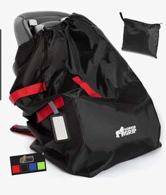 Bolsa de viaje duradera para asiento de coche Gorilla Grip con etiqueta de identificación Foto 1 de 3