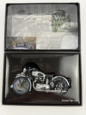 Minichamps 1939 Triumph Tiger 100 Moto Escala 1:12 - 122 133800 Nº 82 LE Foto 1 de 4
