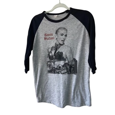 Gwen Stefani Womens Tee Shirt Size M Gray 2022 Just A Girl Tour Raglan Sleeve - Image 1 of 4