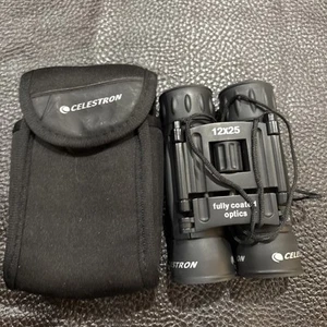 Celestron Binoculars 12x25 Fully Coated Optics - Picture 1 of 4