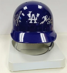 Kenley Jansen & Hyun-Jin Ryu signed Dodgers Mini Helmet autograph ~ PSA - Picture 1 of 6