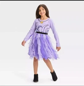 Disney Villains Girls' The Little Mermaid Ursula Dress NC3 Purple 2XL - Picture 1 of 7