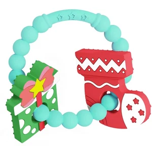 Weihnachten Baby Beißring Spielzeug - Weihnachtsgeschenk & Strumpf Beißringe für Ne... - Bild 1 von 7