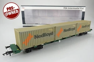 Spur O Hattons H4-FEAE-003A FEAE Intermodal Wagon Freightliner + 3 Container - Bild 1 von 5