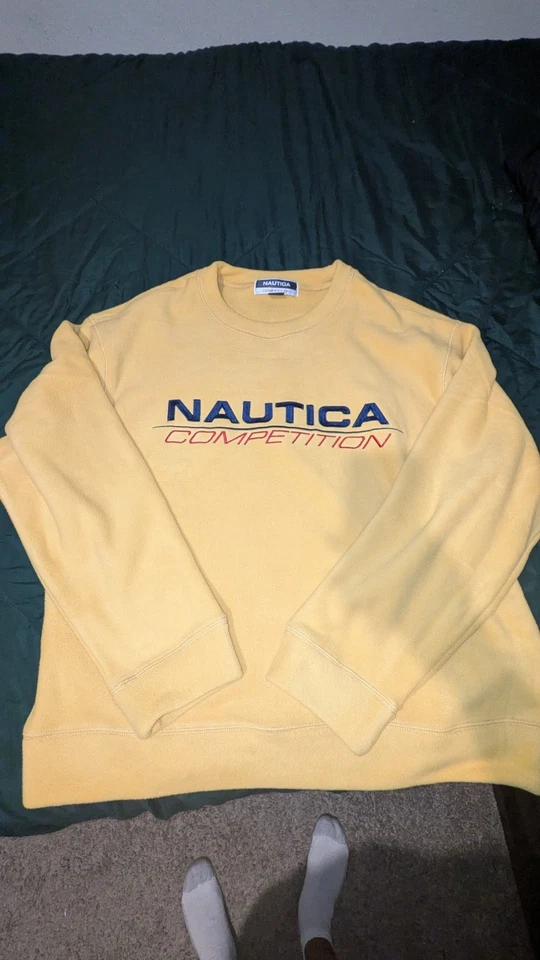 Nautica Competition 黄色毛衣 2025 2XL — 第 1/2 张图片