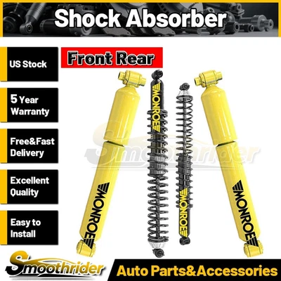 4pcs Monroe Front Rear Shock Absorber For Chevrolet K2500 1988-1998 1999 2000 - Image 1 of 4