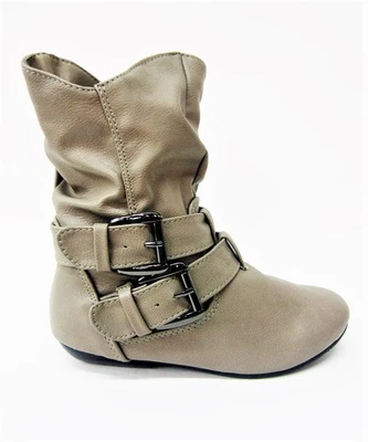 LINK GIRLS 4 TAUPE 双扣懒人 TAMIKA BOOT Wear 带 Matilda Jane — 第 1/4 张图片