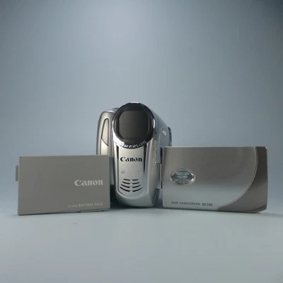 Canon DC230 Handheld DVD-RW Camcorder Silver Tested - Image 1 of 4