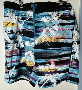 Bañador Roundtree and Yorke para hombre traje de baño escena de playa 2XL bolsillos de surf - Imagen 1 de 4