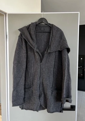 Abrigo de lana Milieu Norwegian Avant Garde pesado deconstruido talla L Foto 1 de 4