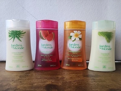 Set of 4 Yves Rocher Jardins du Monde Refreshing Bath Shower Gel, 8.4 Fl Oz Each - Image 1 of 4