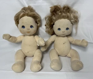Vintage My Child Puppe Mattel blonde Haare blaue Augen Junge Mädchen Zwillinge? Keine Kleidung - Bild 1 von 10