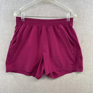 Pantaloncini Lululemon Pace Breaker senza fodera 5" rosa medio magenta tasche elastiche - Foto 1 di 11