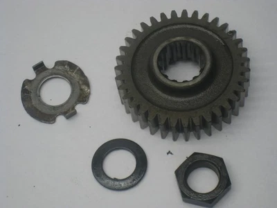 1980 YAMAHA XS1100 XS 1100 ENGRENAGEM DE ACIONAMENTO PRINCIPAL COM HARDWARE - Imagem 1 de 3