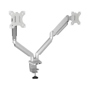 Fellowes Platinum Series Dual Monitor Arm Silver - Afbeelding 1 van 3