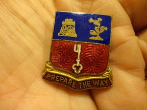 WWII 116th Combat Engineer Regiment Screwback DI / NHM - Picture 1 of 2