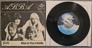 Abba sos 1975 Vg+/Vg Norway 7" 45 single - Picture 1 of 2
